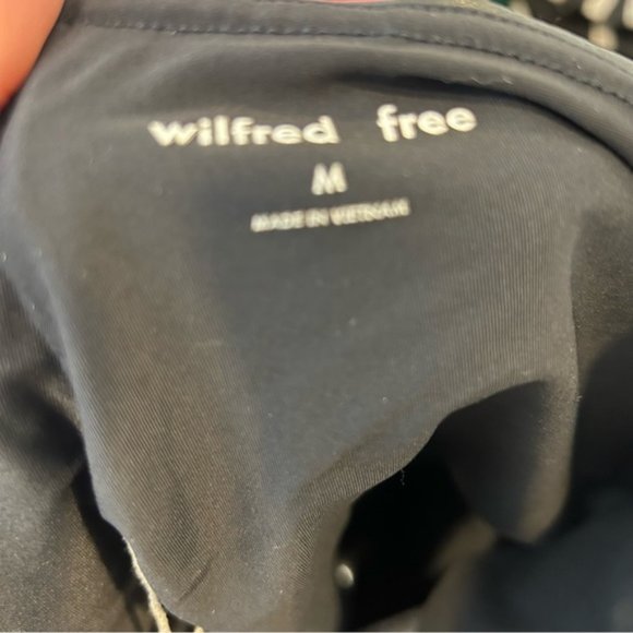 Aritzia Wilfred Free Faux Leather Leggings Black - Picture 4 of 6